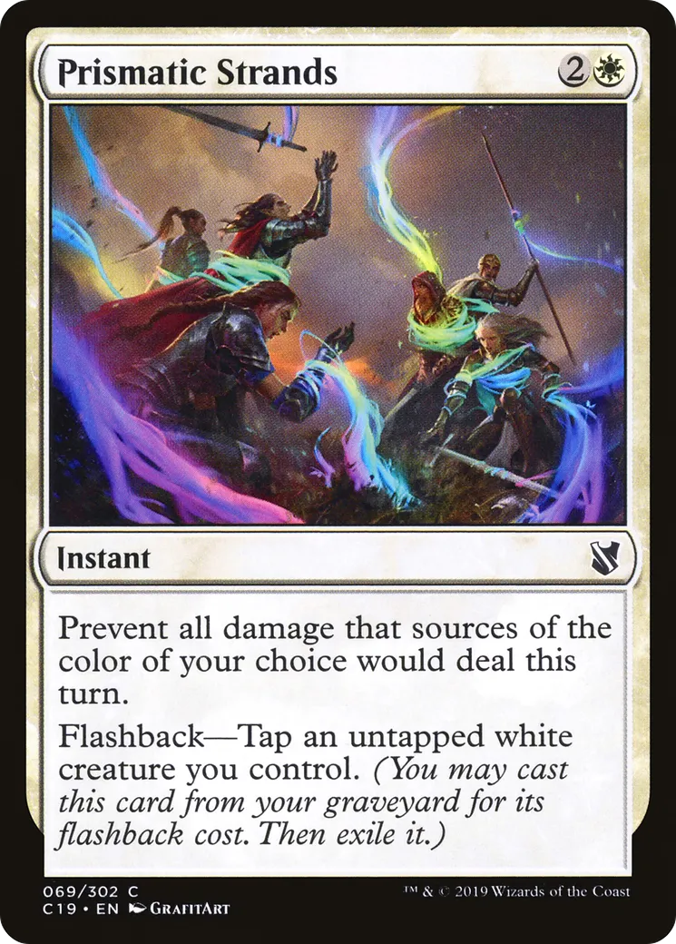 Prismatic Strands — Commander 2019 — Magic: The Gathering