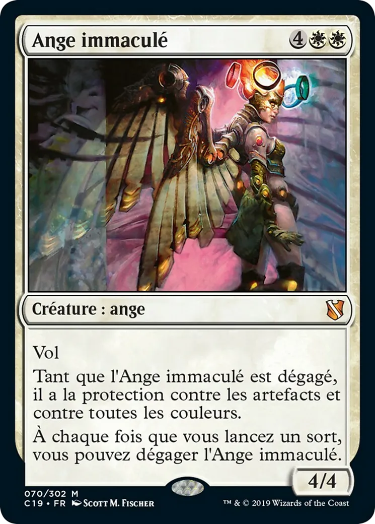 Ange immaculé from Commander 2019 - Magic: The Gathering
