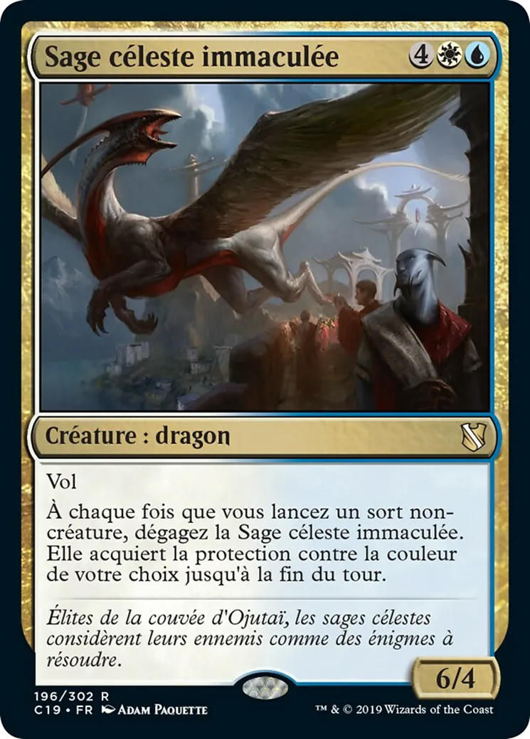 Sage céleste immaculée from Commander 2019 - Magic: The Gathering