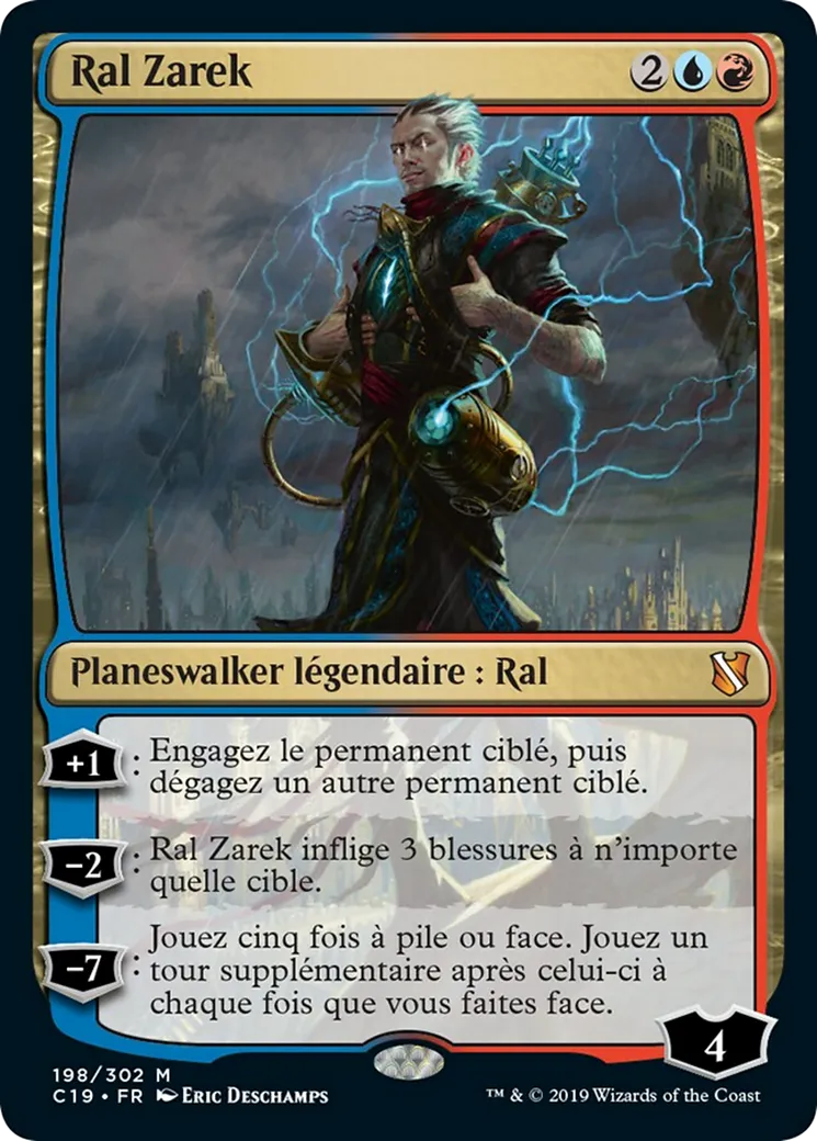 Ral Zarek from Commander 2019 - Magic: The Gathering