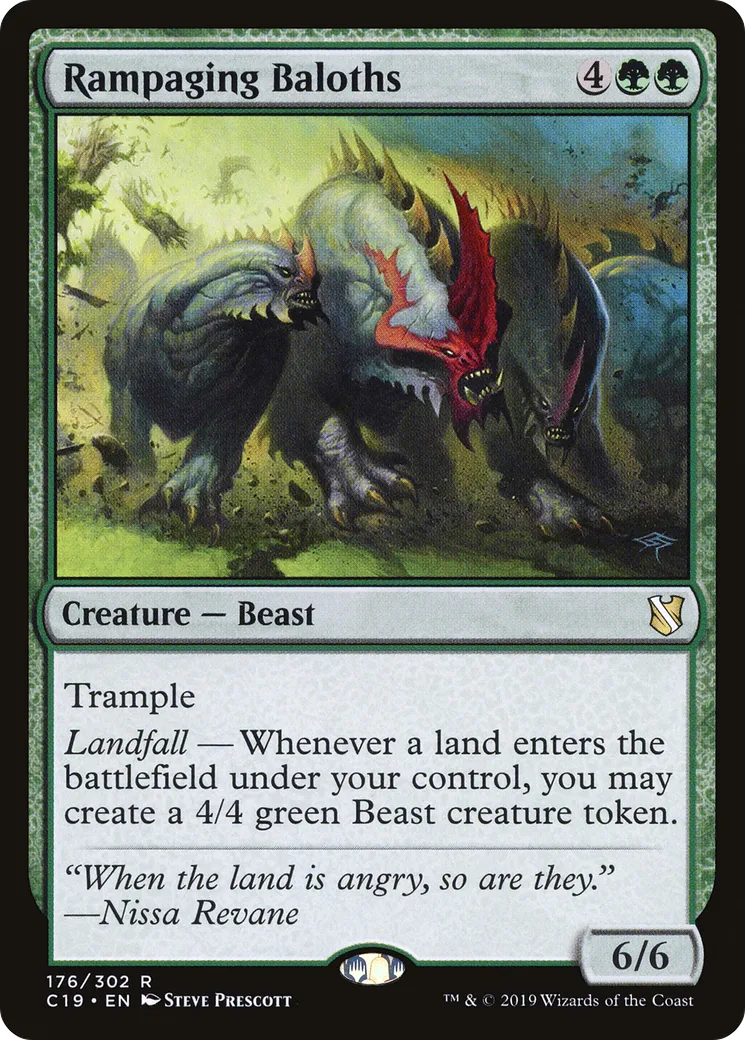 Rampaging Baloths — Commander 2019 — Magic: The Gathering