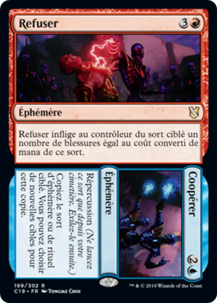 Refuser // Coopérer — Commander 2019 — Magic: The Gathering