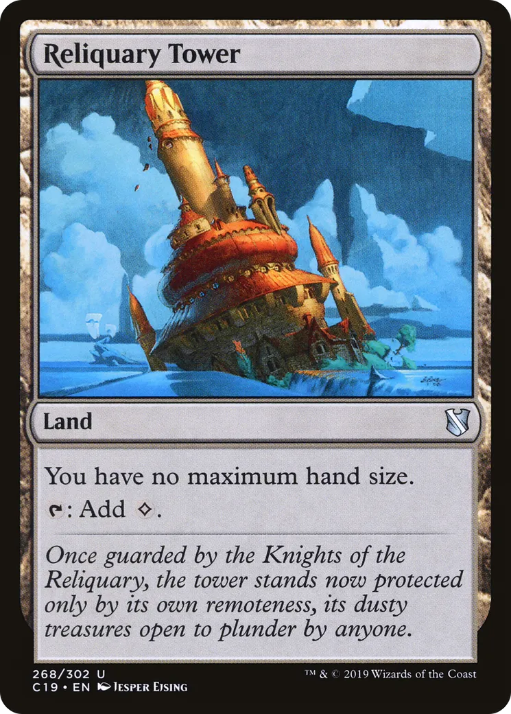 Reliquary Tower — Commander 2019 — Magic: The Gathering