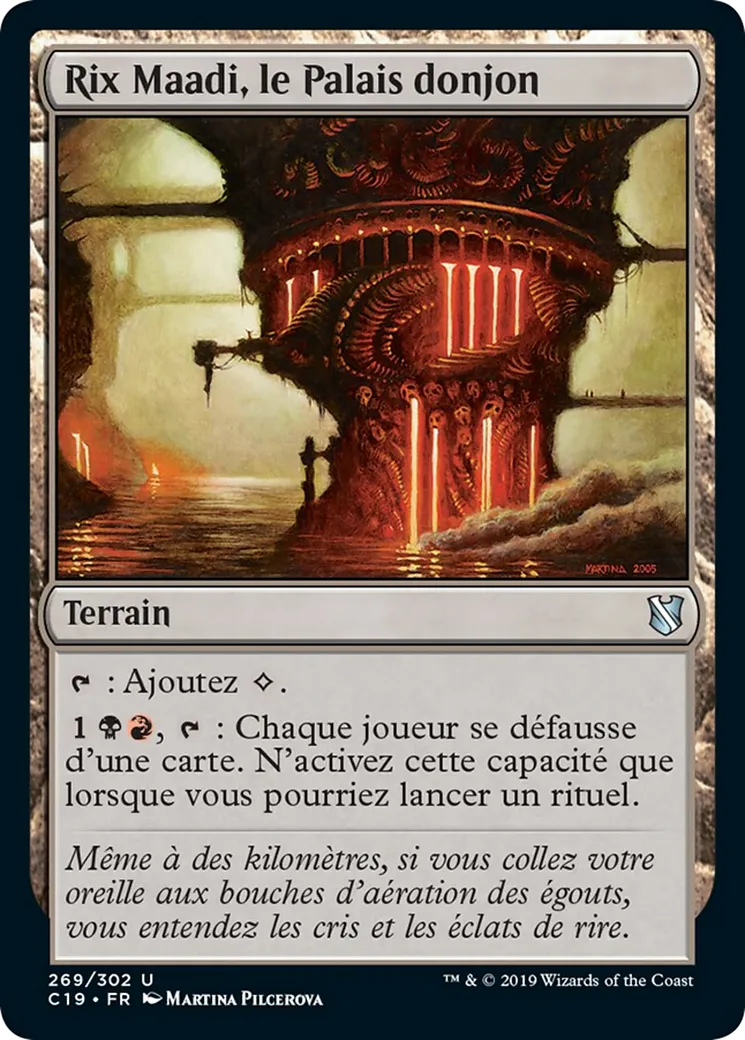 Rix Maadi, le Palais donjon — Commander 2019 — Magic: The Gathering