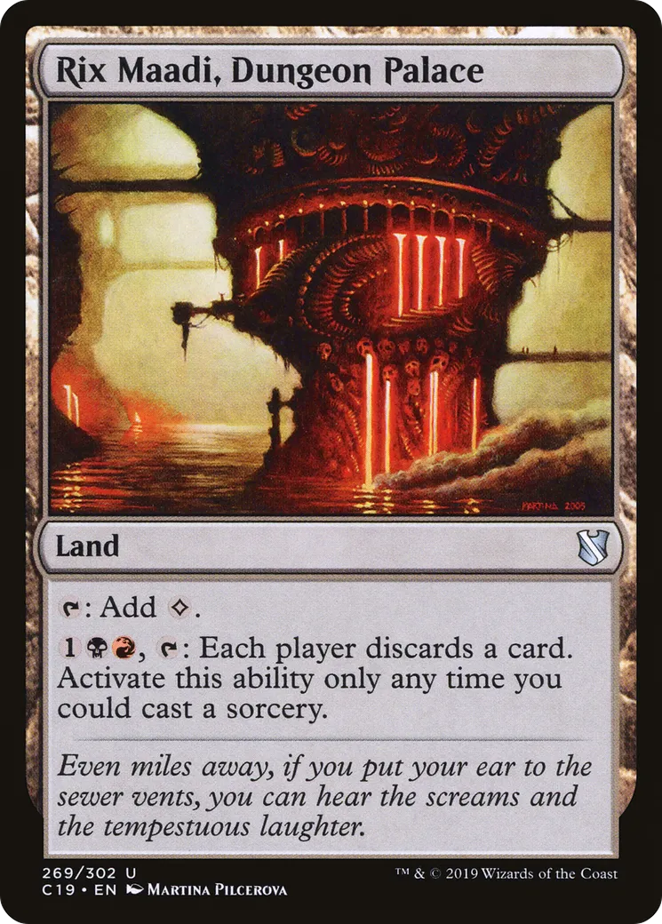 Rix Maadi, Dungeon Palace — Commander 2019 — Magic: The Gathering