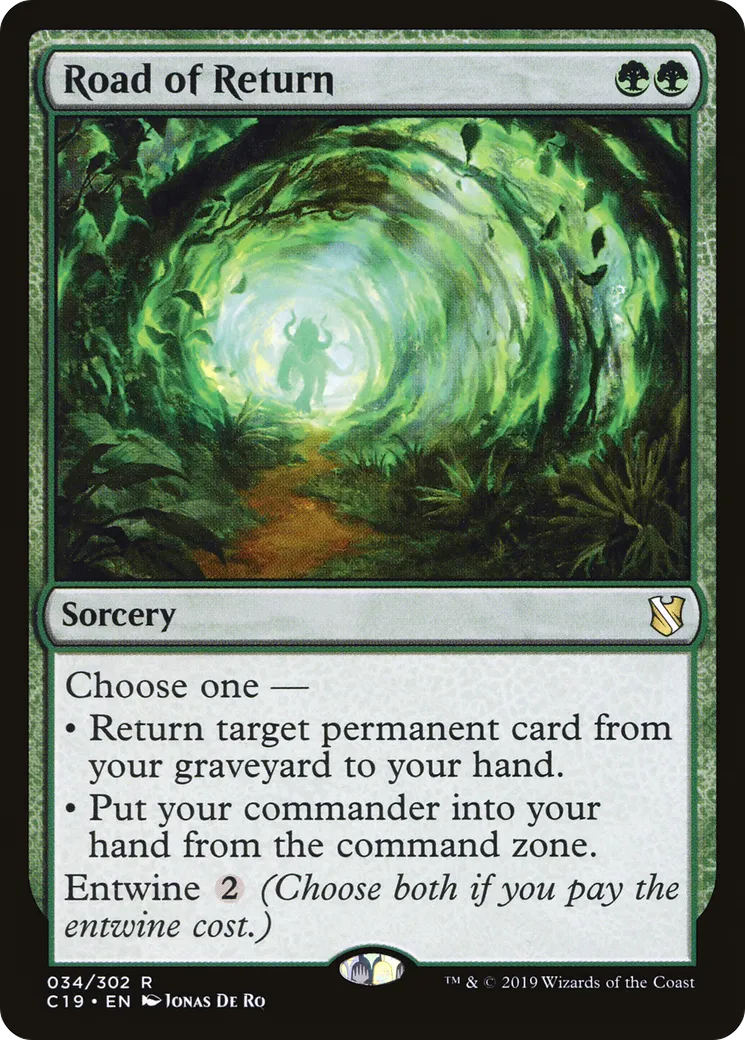 Road of Return — Commander 2019 — Magic: The Gathering