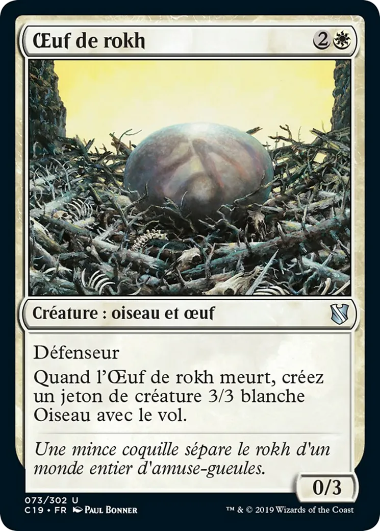 Œuf de rokh — Commander 2019 — Magic: The Gathering