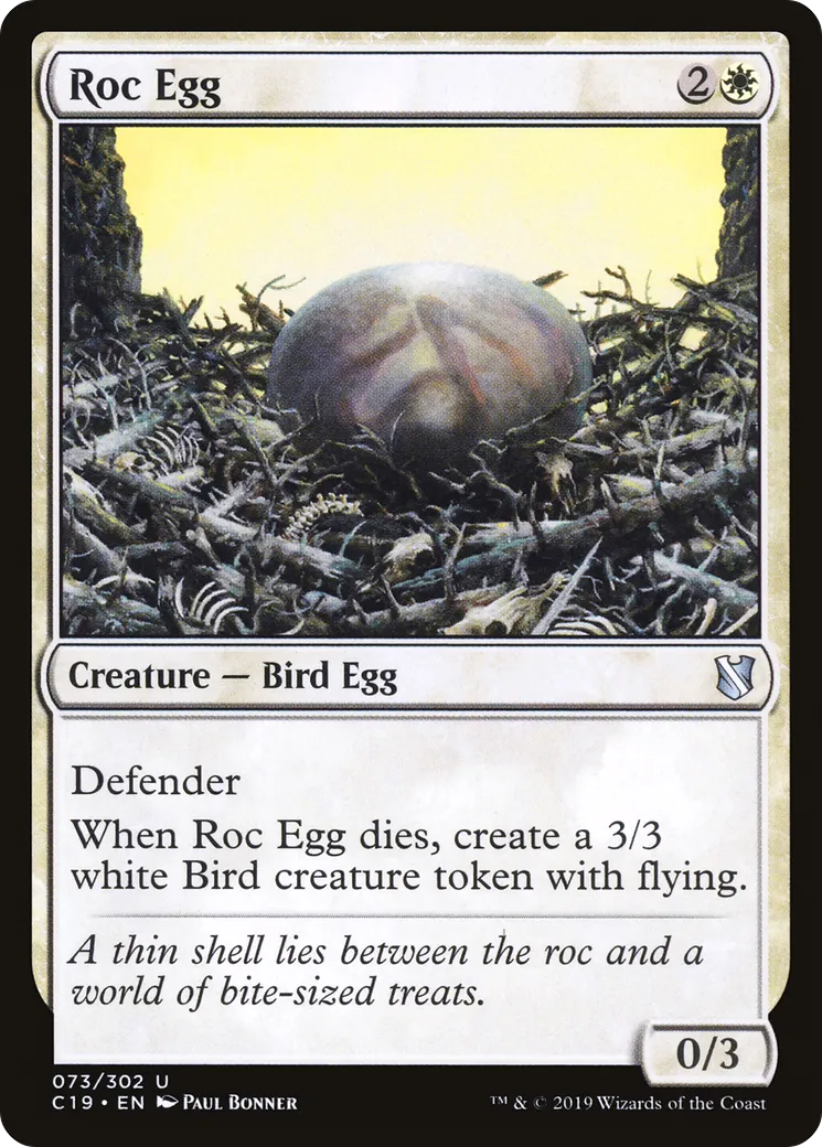 Roc Egg — Commander 2019 — Magic: The Gathering