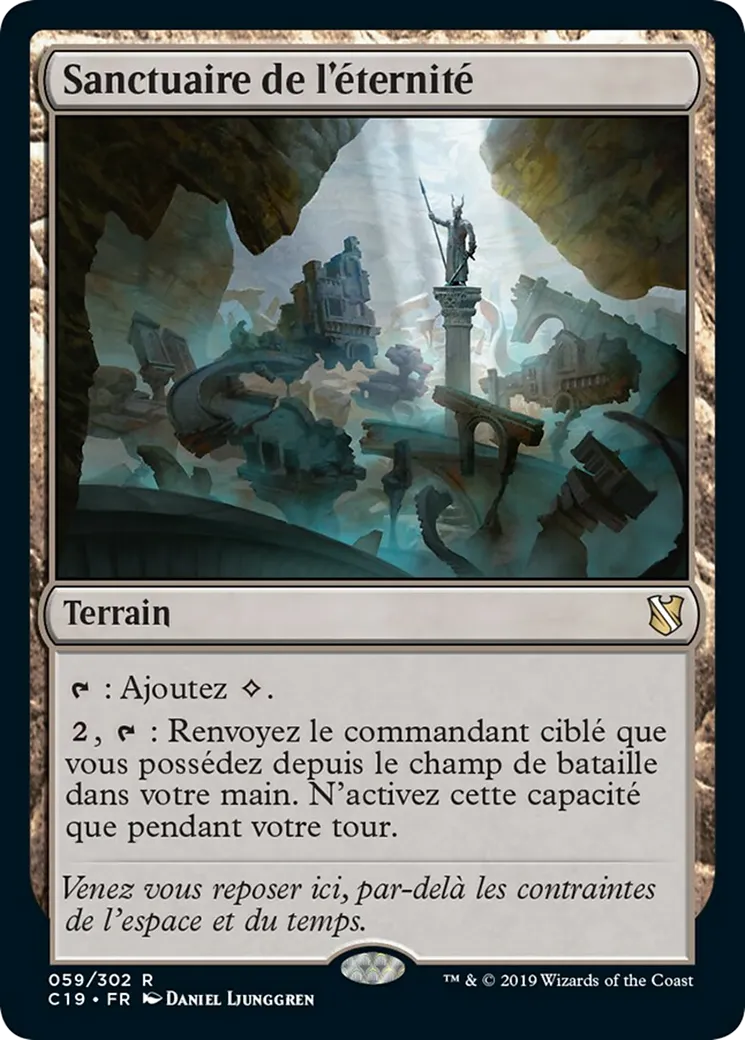 Sanctuaire de l'éternité — Commander 2019 — Magic: The Gathering
