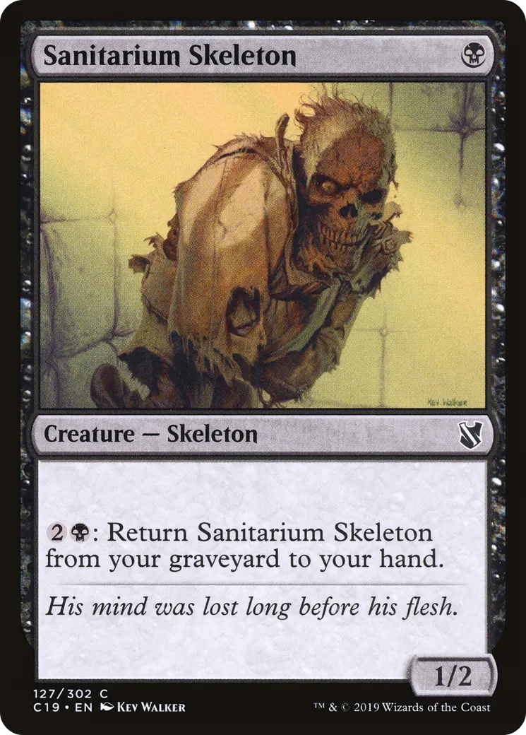 Sanitarium Skeleton — Commander 2019 — Magic: The Gathering