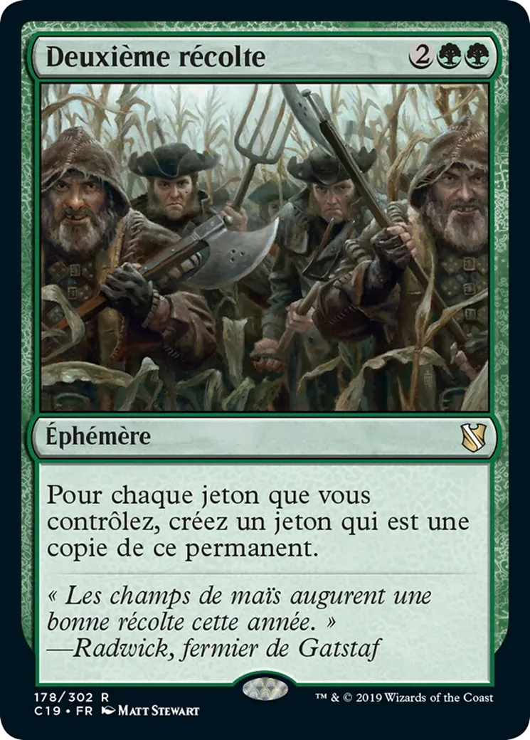 Deuxième récolte — Commander 2019 — Magic: The Gathering