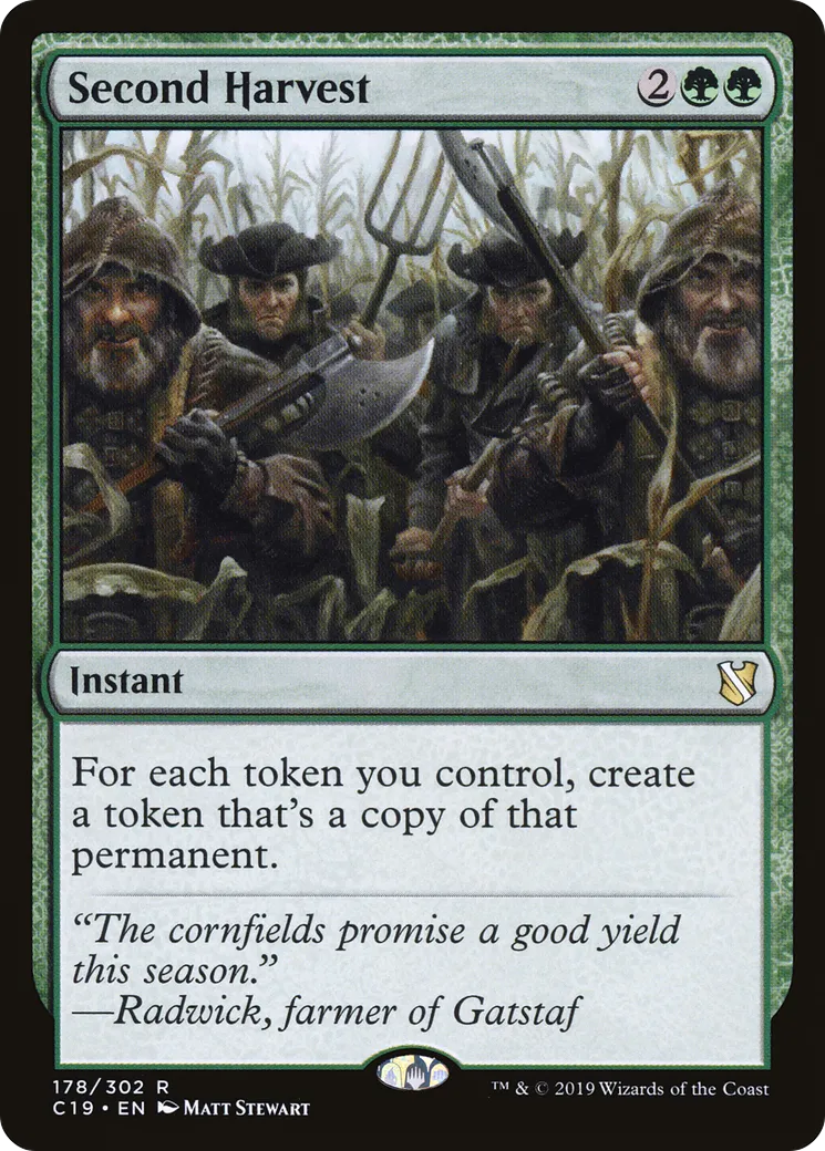 Second Harvest — Commander 2019 — Magic: The Gathering