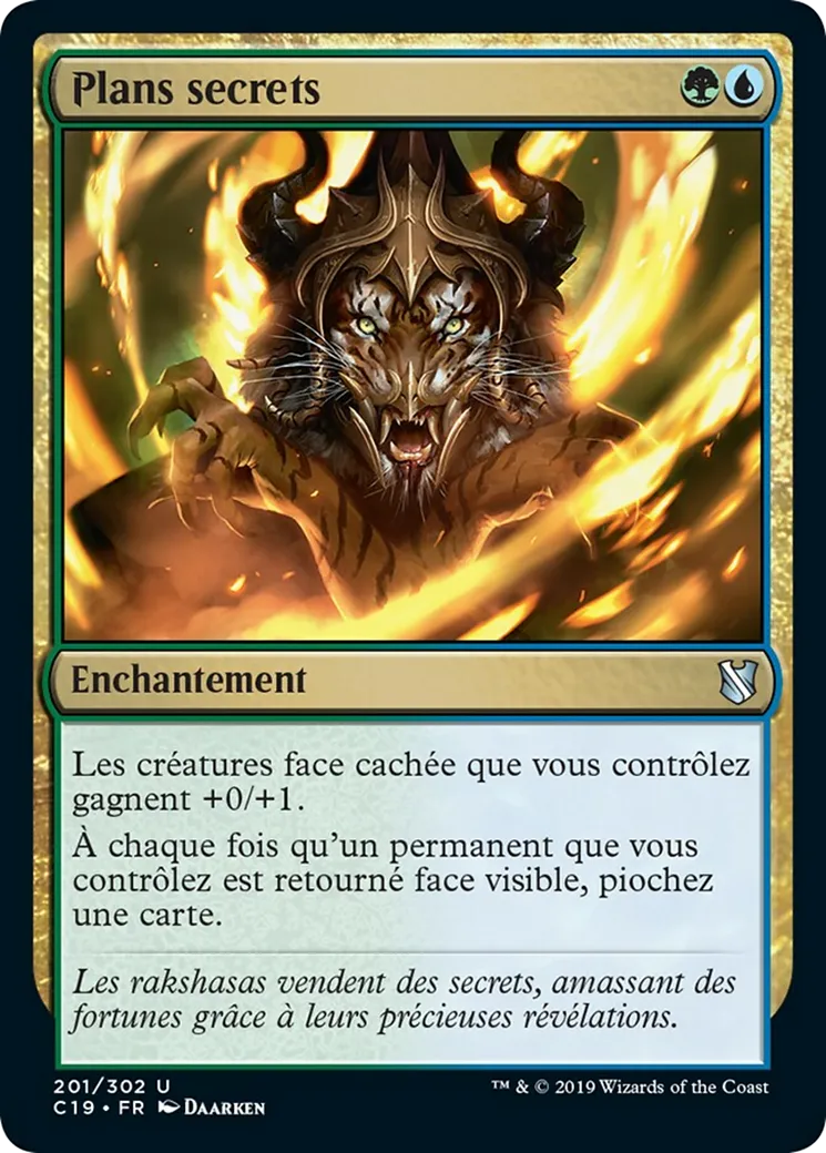 Plans secrets — Commander 2019 — Magic: The Gathering