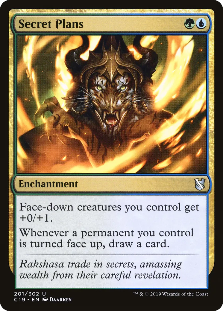 Secret Plans — Commander 2019 — Magic: The Gathering