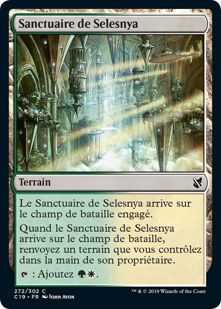 Sanctuaire de Selesnya from Commander 2019 - Magic: The Gathering