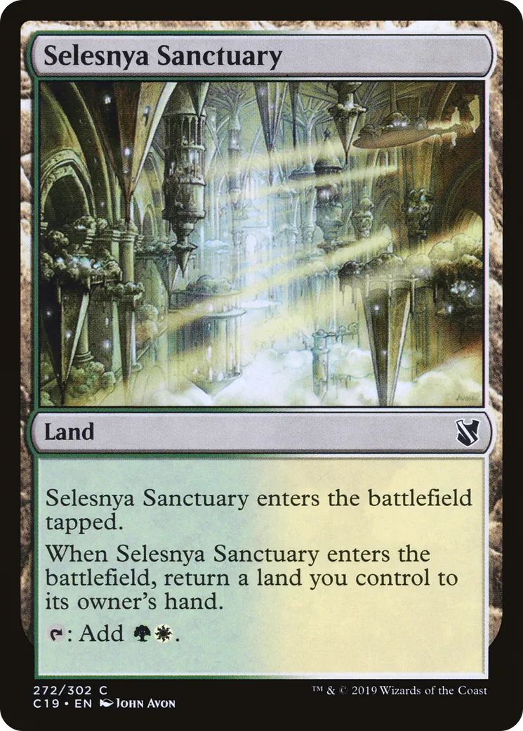 Selesnya Sanctuary — Commander 2019 — Magic: The Gathering