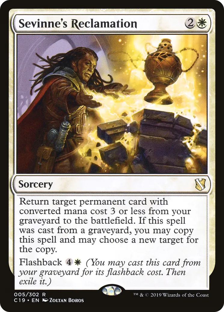 Réappropriation de Sevinne — Commander 2019 — Magic: The Gathering