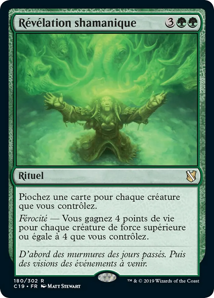 Révélation shamanique — Commander 2019 — Magic: The Gathering
