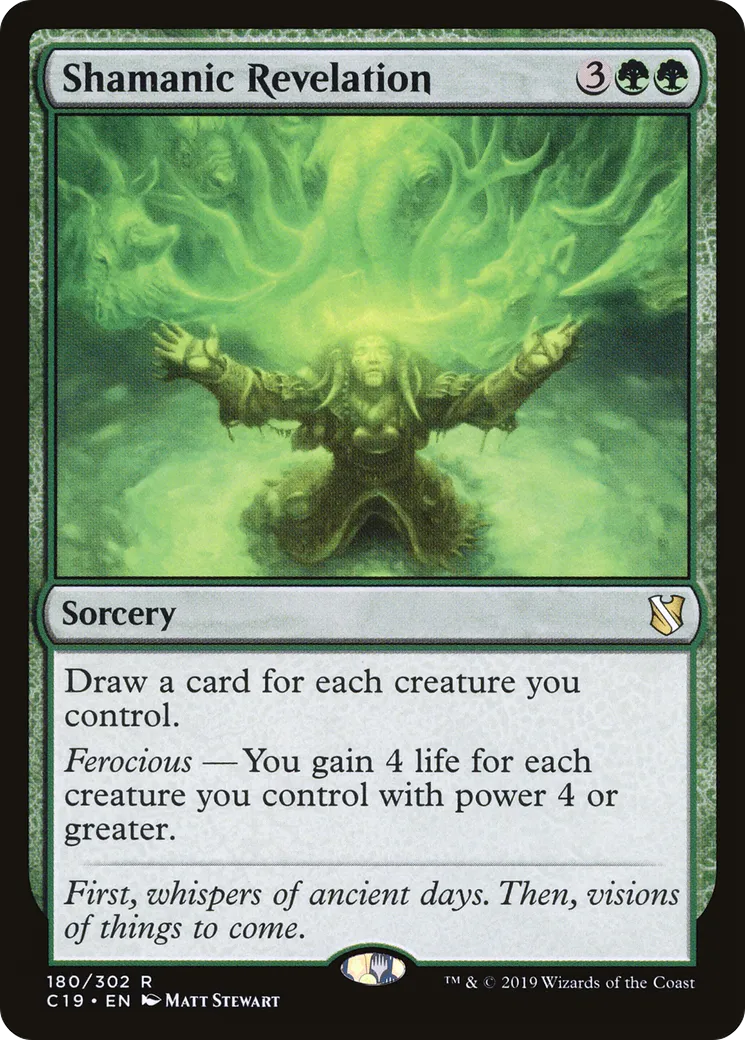 Shamanic Revelation — Commander 2019 — Magic: The Gathering