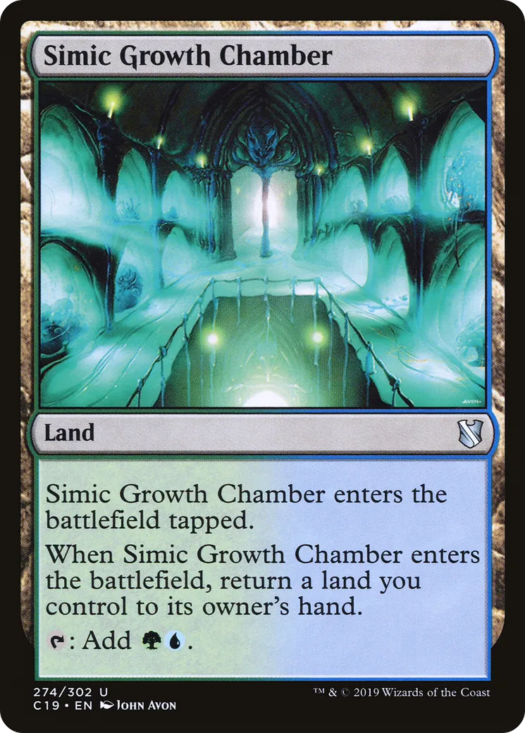 Simic Growth Chamber — Commander 2019 — Magic: The Gathering