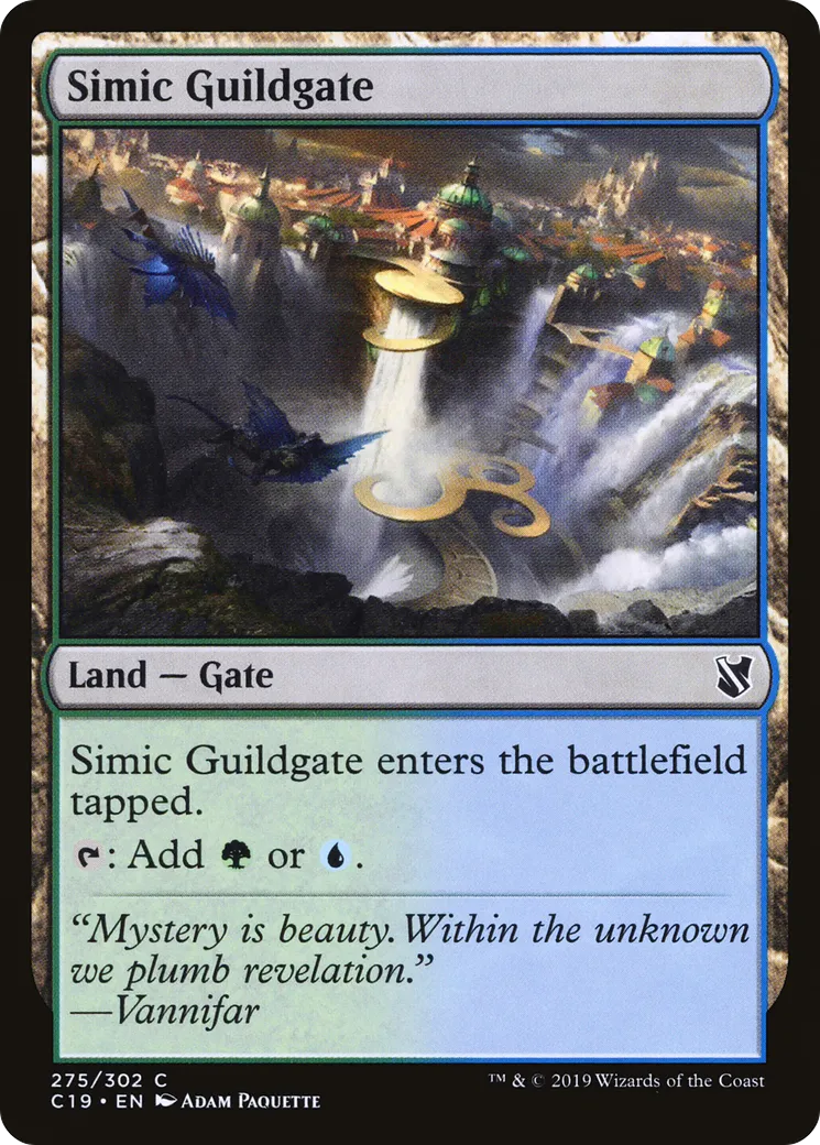Simic Guildgate — Commander 2019 — Magic: The Gathering