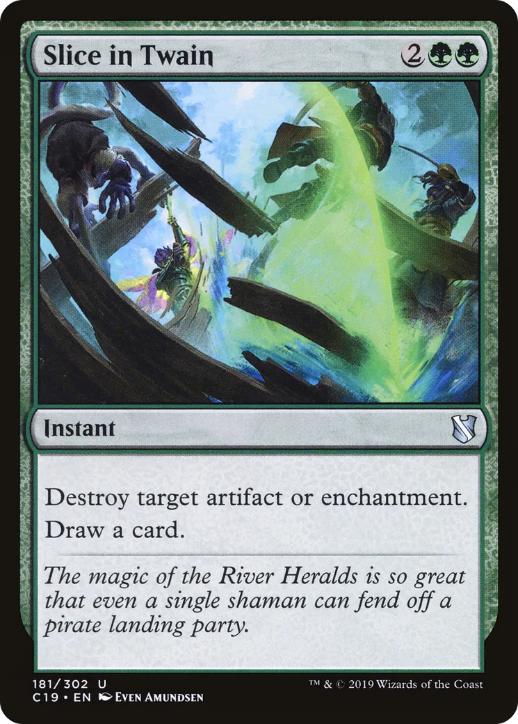 Slice in Twain from Commander 2019 - Magic: The Gathering