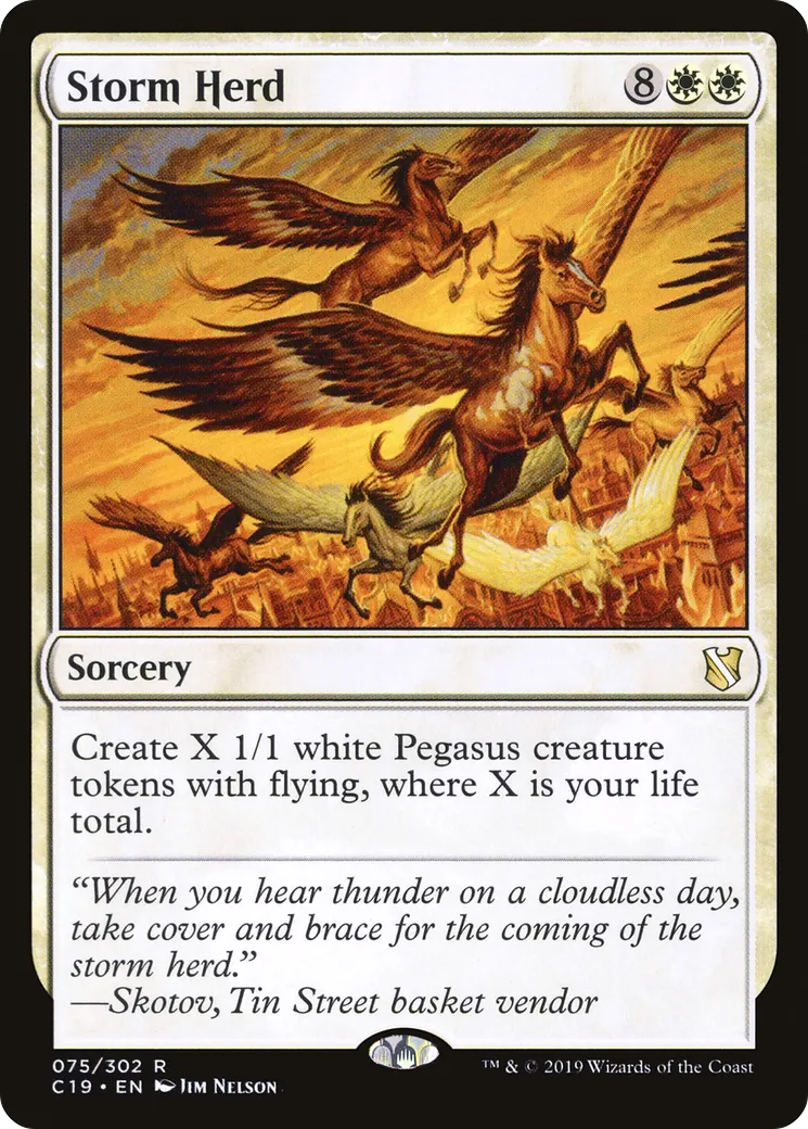 Storm Herd — Commander 2019 — Magic: The Gathering