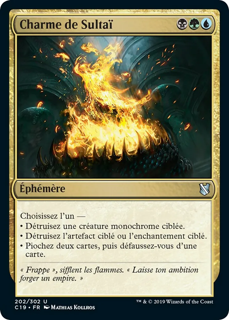 Charme de Sultaï — Commander 2019 — Magic: The Gathering