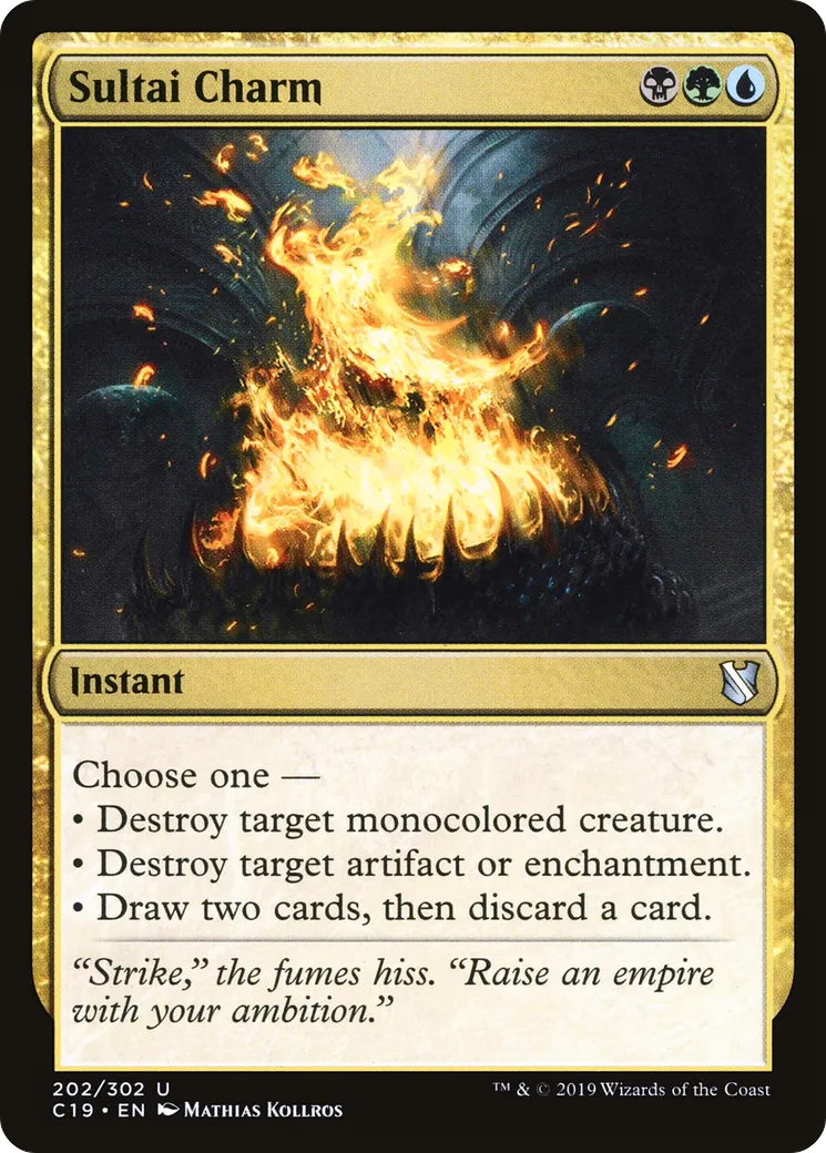 Sultai Charm — Commander 2019 — Magic: The Gathering