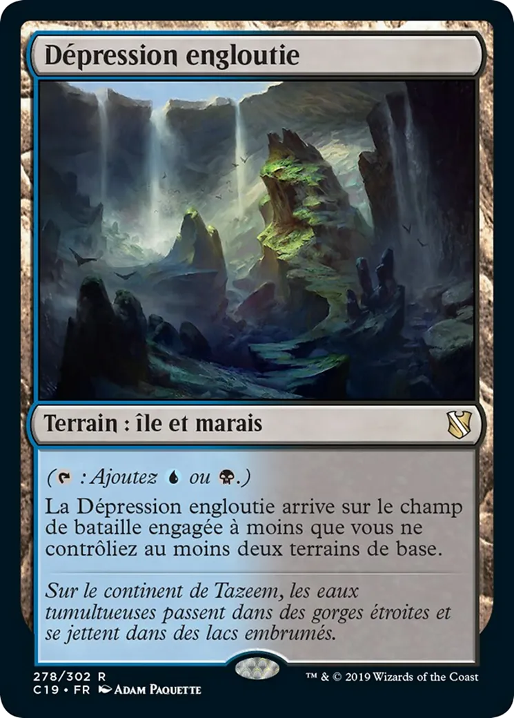 Dépression engloutie — Commander 2019 — Magic: The Gathering