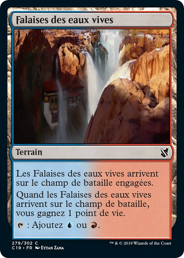 Falaises des eaux vives — Commander 2019 — Magic: The Gathering