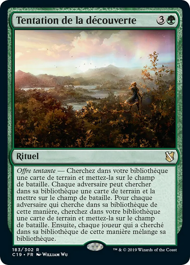 Tentation de la découverte — Commander 2019 — Magic: The Gathering