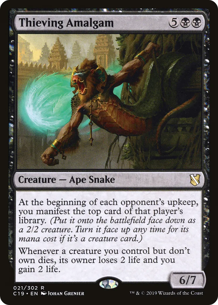 Thieving Amalgam — Commander 2019 — Magic: The Gathering