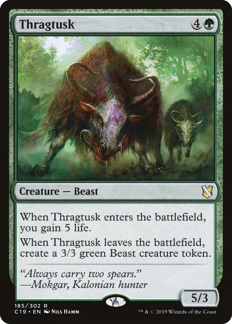 Thragtusk — Commander 2019 — Magic: The Gathering