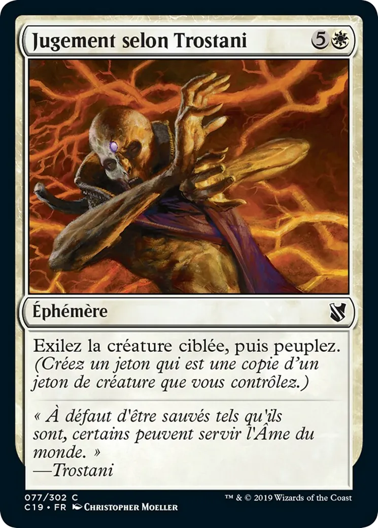 Jugement selon Trostani — Commander 2019 — Magic: The Gathering