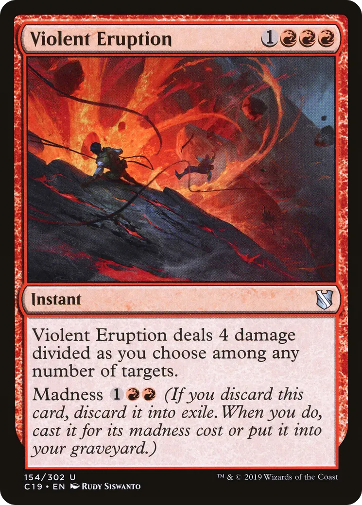 Violent Eruption — Commander 2019 — Magic: The Gathering