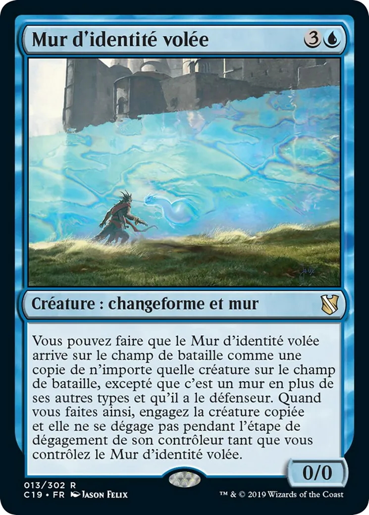 Mur d'identité volée — Commander 2019 — Magic: The Gathering