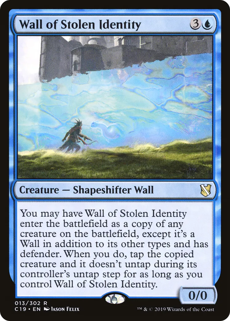 Wall of Stolen Identity — Commander 2019 — Magic: The Gathering