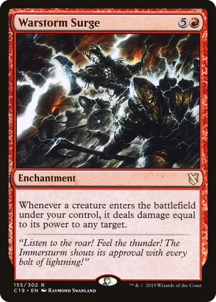 Warstorm Surge — Commander 2019 — Magic: The Gathering