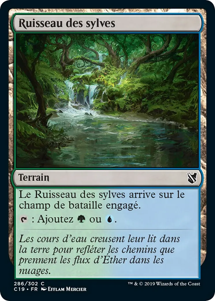 Ruisseau des sylves — Commander 2019 — Magic: The Gathering