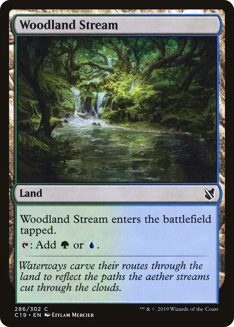 Woodland Stream — Commander 2019 — Magic: The Gathering