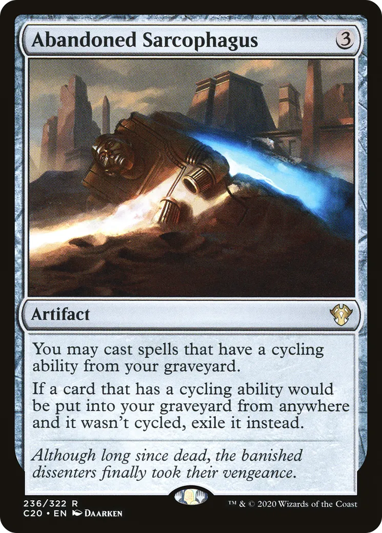 Abandoned Sarcophagus — Commander 2020 — Magic: The Gathering