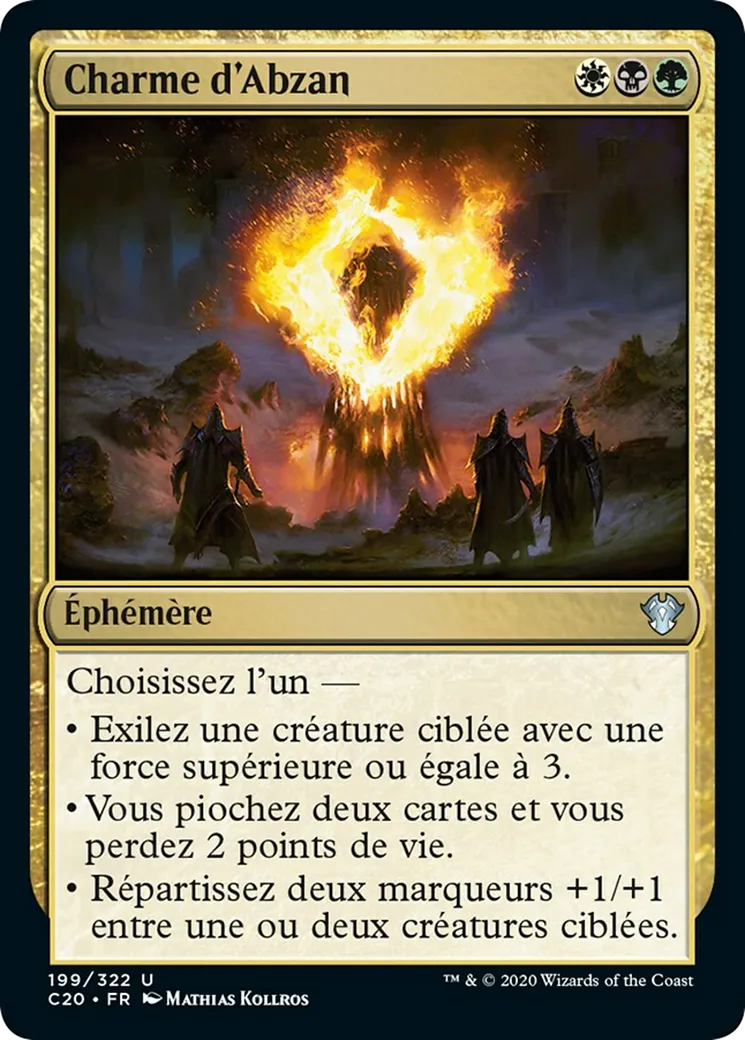 Charme d'Abzan — Commander 2020 — Magic: The Gathering
