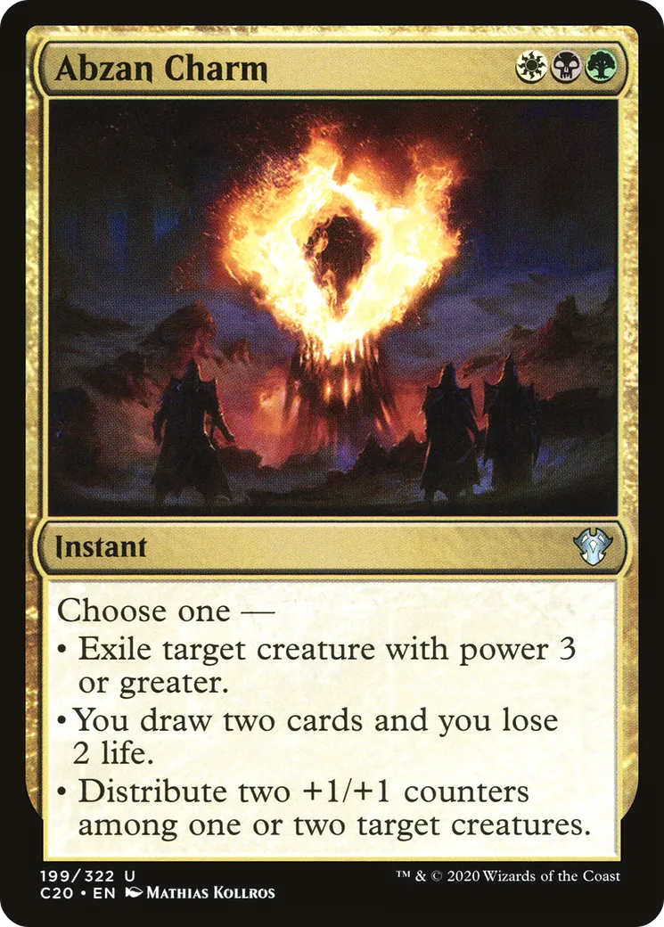 Abzan Charm — Commander 2020 — Magic: The Gathering