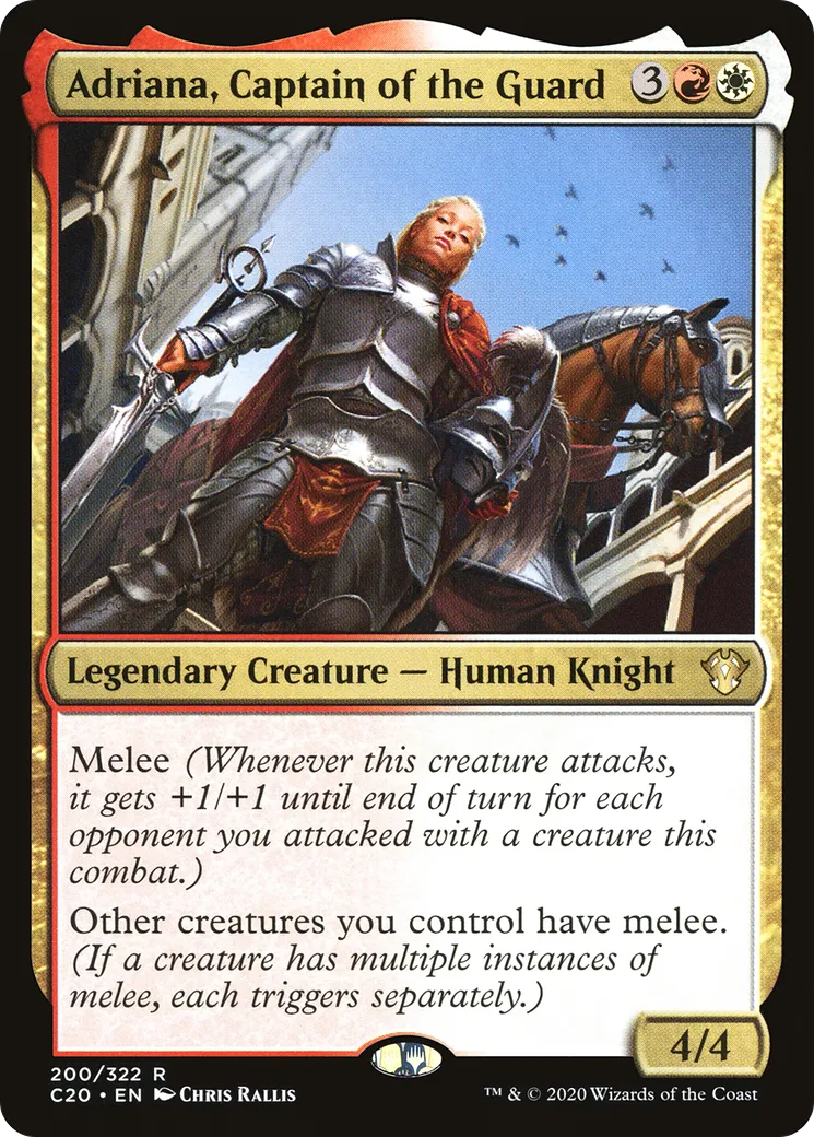 Adriana, capitaine de la garde — Commander 2020 — Magic: The Gathering