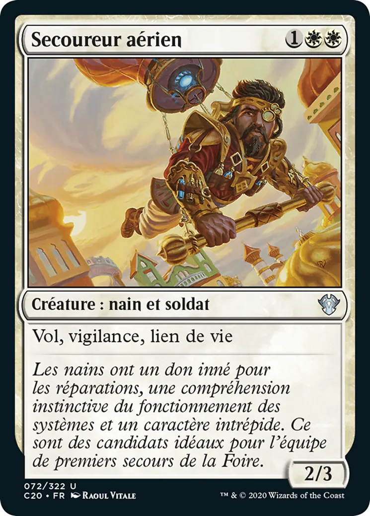 Secoureur aérien — Commander 2020 — Magic: The Gathering