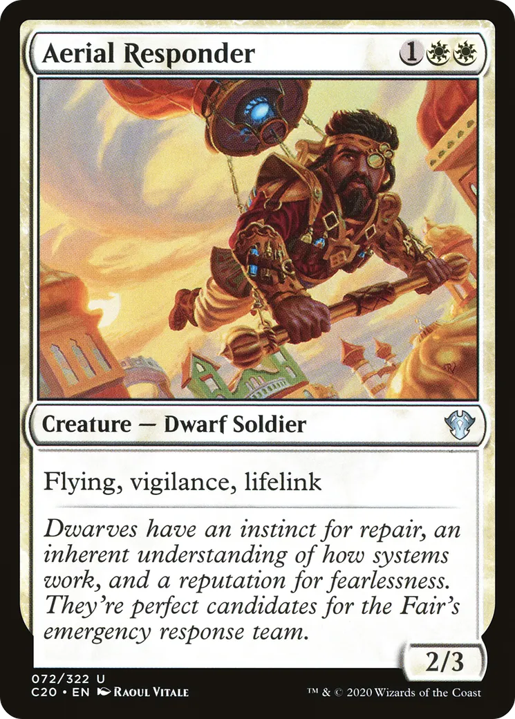 Aerial Responder — Commander 2020 — Magic: The Gathering