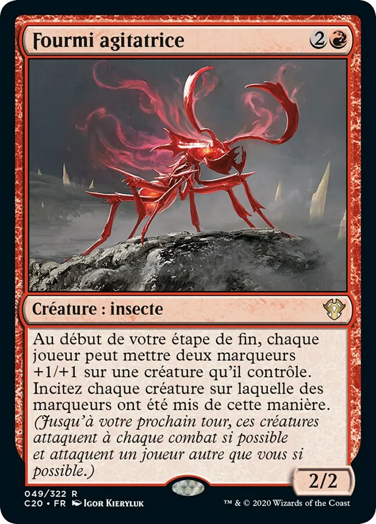 Fourmi agitatrice — Commander 2020 — Magic: The Gathering