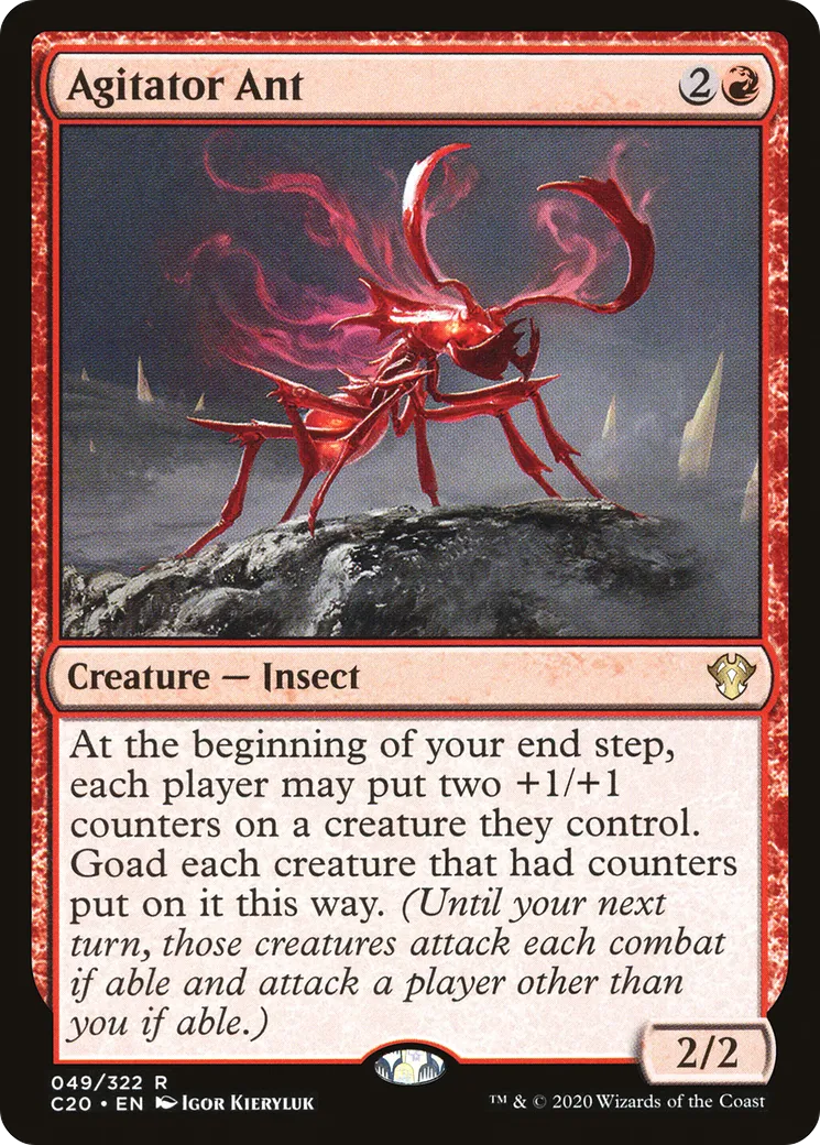 Fourmi agitatrice — Commander 2020 — Magic: The Gathering