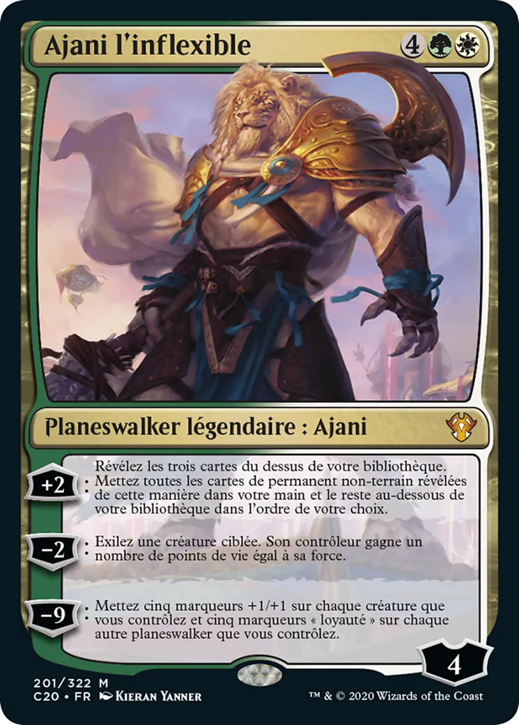 Ajani l'inflexible — Commander 2020 — Magic: The Gathering